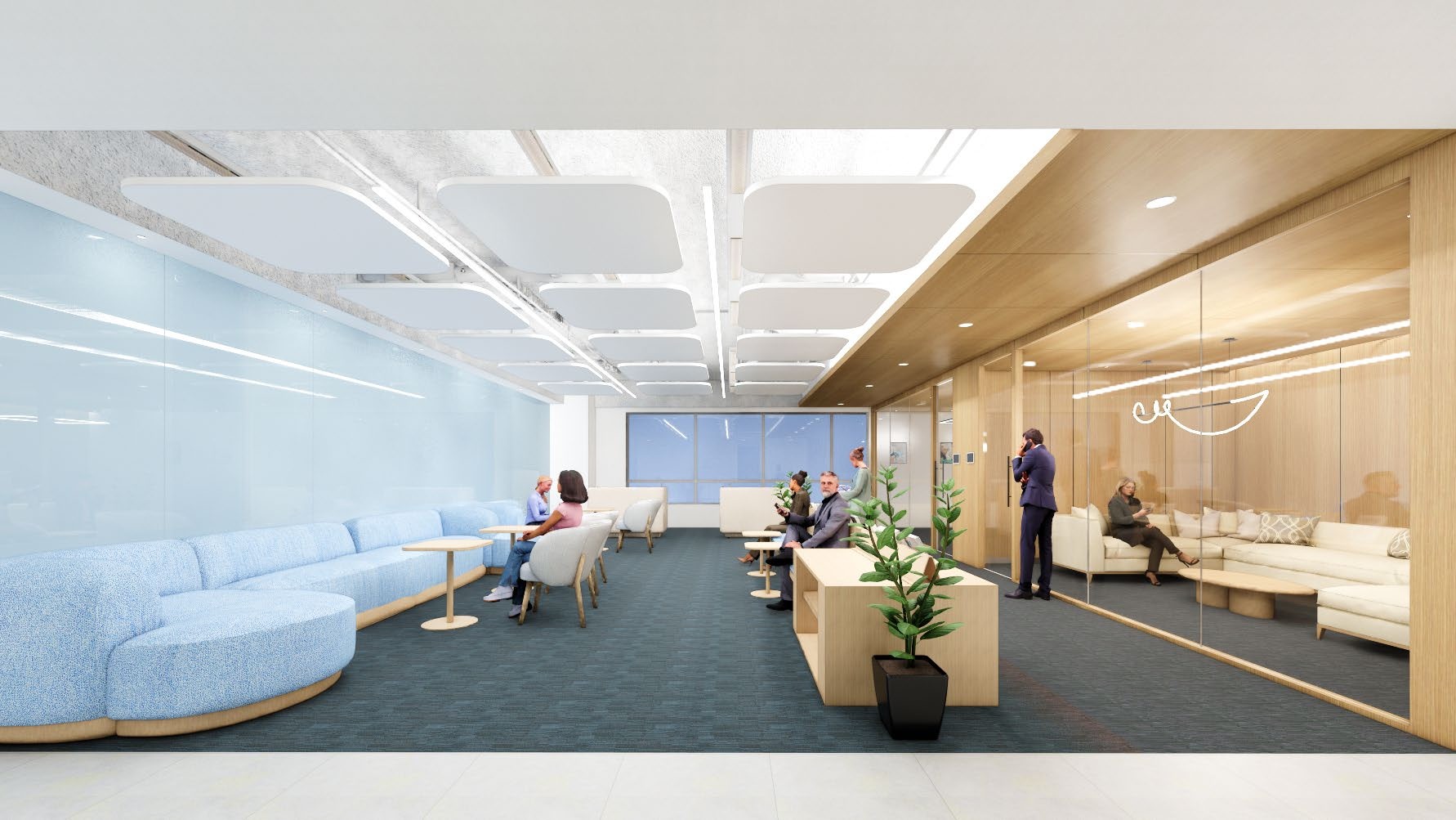 Incheon International Airport Cargo Terminal Office design view